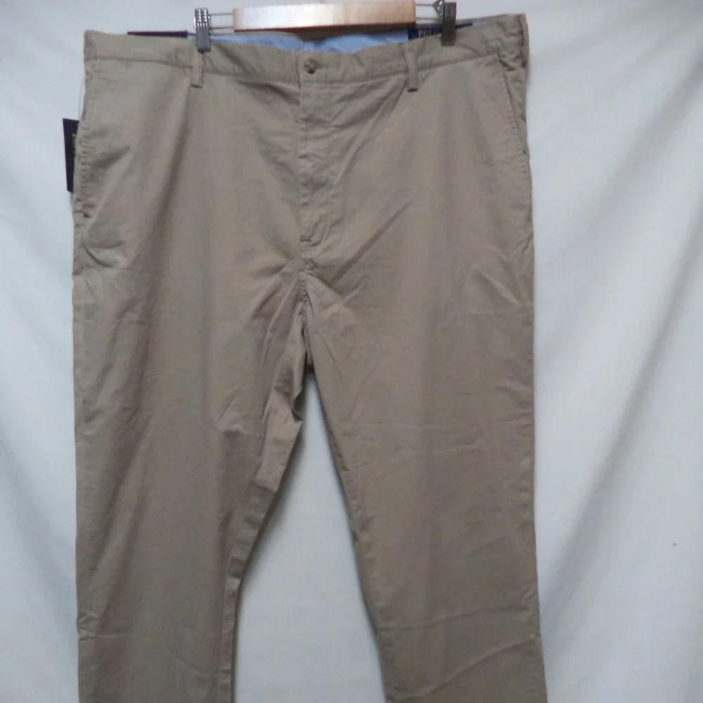 Polo Ralph Lauren Khaki Pants Stretch Classic Fit NEW NWT Size Sz 44   44B x 42